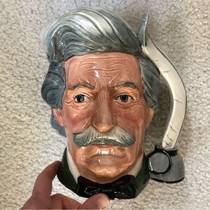 Royal Doulton,”Mark Twain” Large Jug from Character Jug Collection with Box